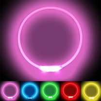 Shldybc Pet Collar Led Dog Flashing Light-Up Collar for Small Medium and Large Dogs