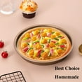 thumbnail image 5 of MindyLLL 5-Piece Golden Baking Set | Non-Stick Carbon Steel Cookie Sheet, Pizza Pan, Loaf Pan, Square Pan & Muffin Tin | Oven to Table Serveware, 5 of 5