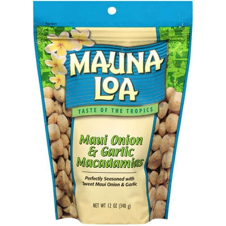 Mauna Loa Macadamia Maui Onion & Garlic Nuts, 12 Oz.