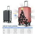 thumbnail image 4 of Fuzoiu Happy New Year3 Print Suitcase Cover,Washable Luggage Covers for Suitcase,Elastic Luggage Protector Cover,Scratch Resistant Travel Suitcase Covers-Small, 4 of 7