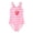 Pink, variant on Girls Strawberry Shortcake Character Swimsuit One-Piece, Sizes 4-12
