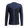 thumbnail image 2 of SWIX Adult Male Pace NTS Long Sleeve Baselayer Top, Color: Dark Navy/Black, Size: L, 2 of 7