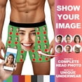 thumbnail image 2 of Wxolcjlv Men's Boxer Briefs Valentine's Day DIY Novelty Print Casual Underwear Comfortable Breathable Soft Stretch Trunks With Patterns, 2 of 8