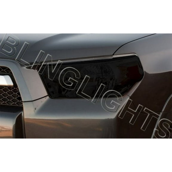 For Toyota 4Runner Tinted Head Lamp Light Overlay Kit Smoked Film Protection