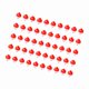 thumbnail image 1 of 50 Piezas de Pesca Bobbers 1 Pulgada Snap on Float Red and White Bobbers Push Botón Redondo Flotantes Tackle De Pesca, 1 of 7