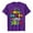 Purple, variant on LILIYA Back To School Outfits for Girls Boys Kindergarten Here I Come Trendy Funny Short Sleeve T-Shirt Kids Cotton Summer Top