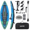 thumbnail image 4 of Garvee Inflatable Kayak Set for 1 Person, 118 x 36 x 16", Blue, 4 of 8