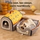 thumbnail image 3 of Pet House Nest Semi Enclosed Type Cats Dog Bed With Mat Deep Sleep Tent Detachable Washable Winter Warm Dog House Pet Supplies ShopWise Round, 3 of 10