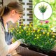 thumbnail image 1 of Ramo de eucalipto artificial - Pack de 2 flores de plástico para decoración del hogar, jardín exterior y arreglos navideños, 1 of 6