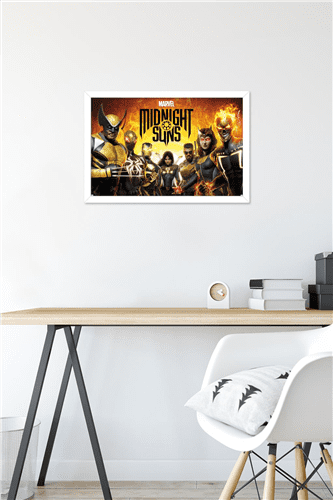 Marvel Midnight Suns - Key Art Wall Poster, 14.725" x 22.375" Framed