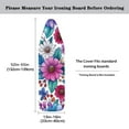 thumbnail image 5 of HELLHERO Chrysanthemum Print Ironing Board Cover and Pad Standard Size 15x54 inch Thick Padding Elastic Edge Resist Scorching and Staining Heavy Duty Padded Iron Covers, 5 of 5