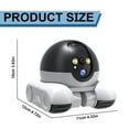 thumbnail image 3 of Gkeoshab Toy cameras children projection Bot Camera Bot Pro 360° View Bot Robot 1080p Wi Fi Mobile Pet Cameras Lens With App Control Night Mobile Phone Remote Control For Pet/Elde, 3 of 9