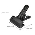 thumbnail image 2 of unbranded 4Ud Clips Para Tela Negro Para Sujeción Uso Profesional, 2 of 8