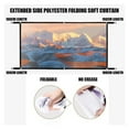 thumbnail image 2 of Outdoor Movie Screen Projector Screen 16:9 Foldable And Portable Anti-Crease Portable Projector Movies Screen For Home ,Wrinkle-Free, 2 of 5