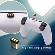 Charging Station for PS5, Vertical Stand with Controller Charger for PS5, PS5 Stand Horizontal with 4 USB C Adapter