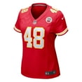thumbnail image 2 of Women's Nike Cole Christiansen Red Kansas City Chiefs Game Player Jersey, 2 of 4