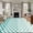 Cream, variant on 6'x9' Area Rugs, Teal Chevron Indoor Outdoor Area Rug for Living Room Bedroom, Ombre Geometric Ocean Wave V-shaped Washable Bathroom Rugs Kitchen Floor Carpet Mats Home Decor Aesthetic