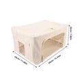 thumbnail image 2 of Raindrops Comforter Storage Bags Steel Frame Large Capacity Adults 1Set, 2 of 6
