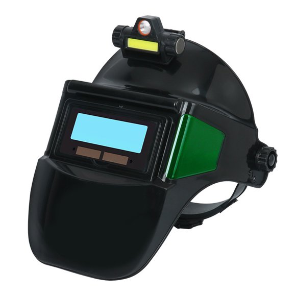 yeacher Auto-Darkening Welding Helmet with True Color Lens, Adjustable Headlamp, and Wide View for Arc and Argon Welding Protection