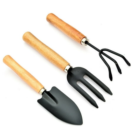 Niceauty Cultivator Garden Tool Small Hand Rake Ergonomic Handle Assorted Color 1Pack