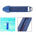 thumbnail image 1 of Termómetro de piscina grande con cuerda, bolsillo integrado y resistente a roturas, ideal para todas las piscinas exteriores e interiores, spas, jacuzzis y estanques, 1 of 5