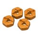 thumbnail image 5 of 16x Mejoras de Adaptador Hexagonal de Cubo de Rueda Combinada de Aleación de Aluminio para 144001, Amarillo, 5 of 10