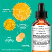 TruSkin Vitamin C Serum for Face, Anti Aging Facial Serum with Hyaluronic Acid for All Skin Types, 0.4 fl oz