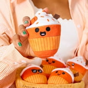 Emotional Support Pals Latte, Plush Food Toys , Includes 5 Food Plushies with Carrying Basket, Fall Gifts
