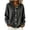 Dark Gray, variant on Cardigan Sweaters for Women Hooded Long Sleeve Loose Fit Button down Sweater Coat Fall Casual Warm Knit Outerwear Gray M