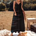thumbnail image 2 of Robe Sans Manches Programming pour Femmes 2024 Luxe designer Fête Anniversaire Robe Manches Longues Robes Décontractées, 2 of 4