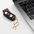 thumbnail image 7 of Uemuo German Shepherd Dog Pattern Rectangular Metal Keychain - Durable, Stylish, and Personalized Key Ring for Men and Women,Engraved Keychain,Gift Slim Sturdy Keychain, 7 of 7