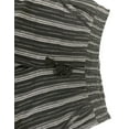 thumbnail image 4 of Briggs Womens Linen Blend Shorts Size: XS, Color: Black Stripe, 4 of 4