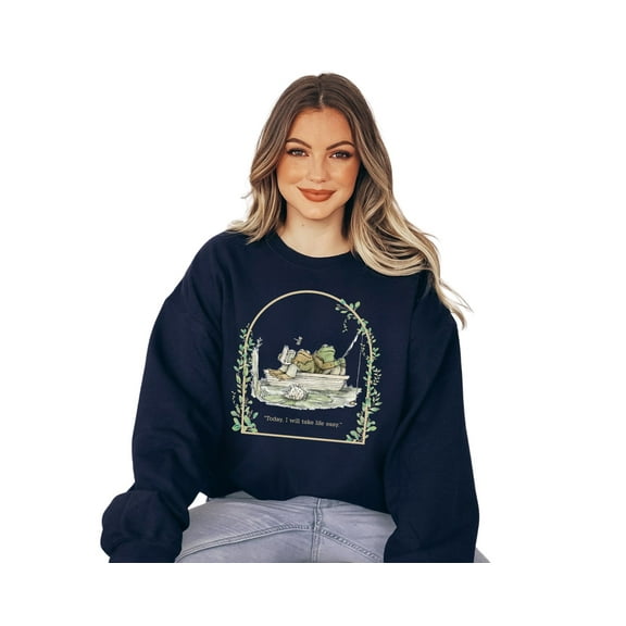 Frog and Toad Sweatshirt, Vintage Book Sweatshirt, Book Lover Sweatshirt, Unisex Crewneck Sweatshirt