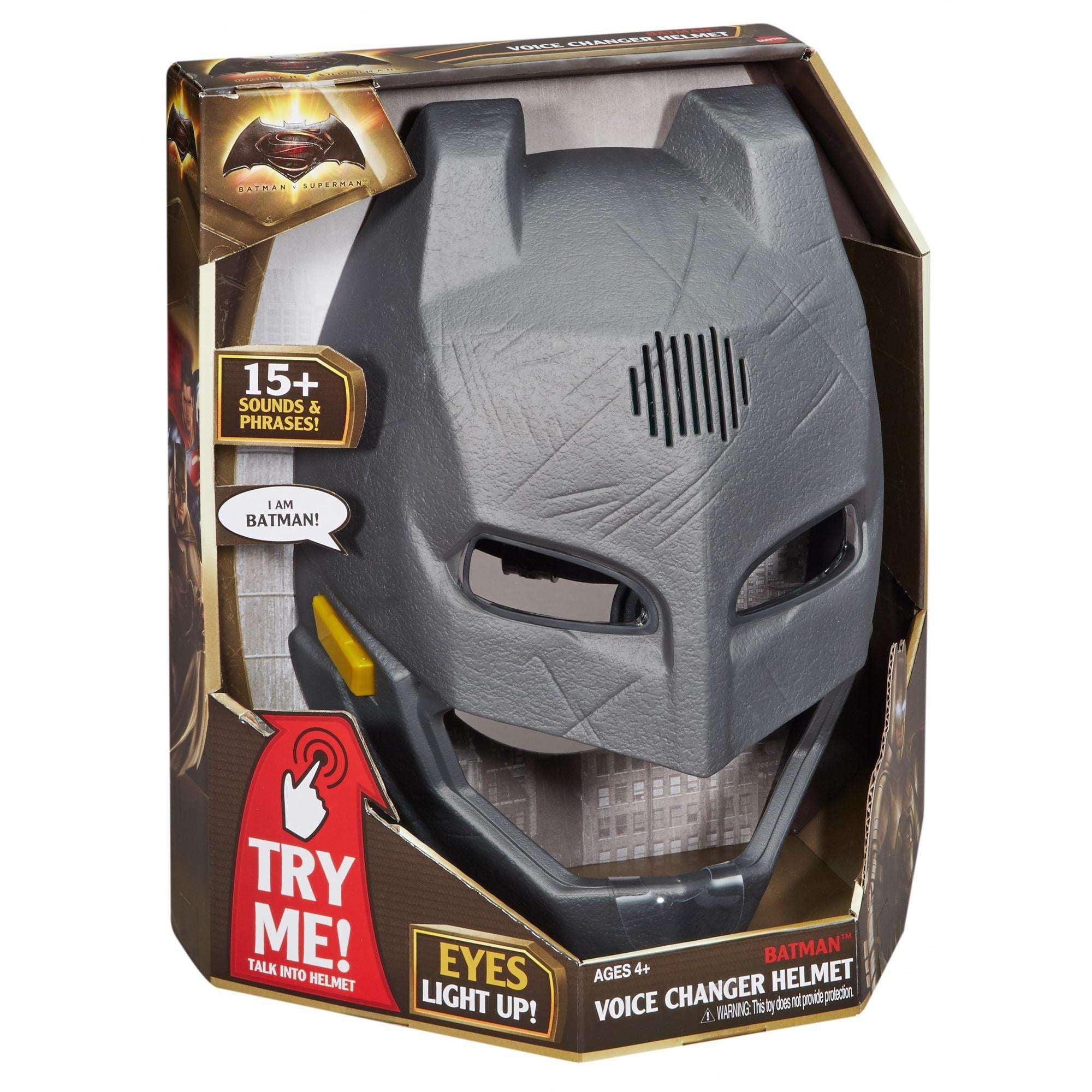 Superman Dawn of Justice Voice Changer Helmet Mask DHY31 for sale online Mattel Batman Vs