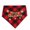 Red, variant on Christmas Dog Bandana Plaid Dogs Bibs Large Pet Scarf Adjustable Cat Plaid Napkin Costume Red