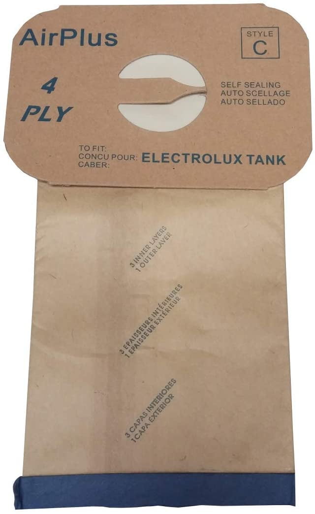 4-PLY & SELF-SEALING 12 Electrolux "Style C" VACUUM VACUM CLEANER FILTER BAGS 