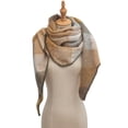 thumbnail image 1 of Scarf for Women, Ladies Plaid Scarf European And Winter Circular Yarn Triangular Shawl Scarf, 1 of 1
