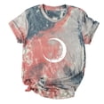 thumbnail image 1 of Camiseta de mujer, divertida y linda camiseta de manga corta, camiseta teñida con lazo, blusa, regalo para mujer Fridja  hjk5904, 1 of 7