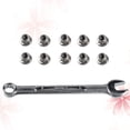 thumbnail image 1 of UPOUART 10pcs Stainless Steel Lock Nut Set with Nylon Insert for Automobile and Construction Machinery, 1 of 8