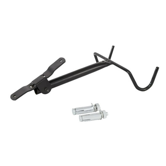 Gancho Montaje en Pared para Bicicleta, Gancho Exhibición Plegable para Bicicleta Montaña, Gancho Doble Fijo para Bicicleta, Soporte para Colgar Bicicletas Montaña, Color Negro