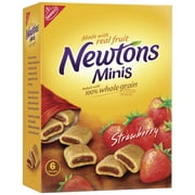 Nabisco Newton's Mini Strawberry Fruit Chewy Cookies, 1.34 Oz., 6 Count