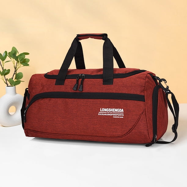 Bolsa De Ejercicios Bolsa de deporte Bolsa de entrenamiento de fitness portátil impermeable para hombres y mujeres (rojo) Sywqhk Para Estrenar