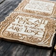thumbnail image 7 of Fantasy Quotes Coaster Set of 6 Raw Wood, 7 of 7