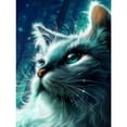 thumbnail image 1 of Cuadros Decorativos Kits de pintura de diamantes 5D Cat Full Round Rhinestone DIY Wall Art (B4419) DQrwqpou Nuevos Originales, 1 of 5