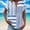 Style1-Blue linen shirts for women, variant on Mceream Womens Short Sleeve Henley Tops Cotton Loose Fit Linen V Neck Dressy Casual Blouses Striped Button Down Shirt Summer Outfits Vacation Fashion Clothes Navy XXL