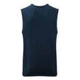 thumbnail image 2 of Russell Collection Mens V-Neck Sleevless Knitted Pullover Top / Jumper, 2 of 2