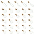thumbnail image 4 of Bottles Glass Mini Tiny Small Cork Bottle Wish Jars Wishing Clear Containers Vials Empty Drifting Miniature Diy Charm, 4 of 6