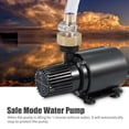 thumbnail image 4 of DECDEAL Brushless Water Pump Ultra-quiet DC12V  Brushless Water Pump Waterproof Submersible Pump for Fountain Aquarium Pond Circulating 800L/H 15W Lift 16.4ft with Fastening Hoop 4"Connector Stra, 4 of 7