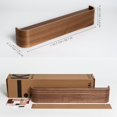 thumbnail image 2 of Perchero Kazai Toke de chapa de madera de nogal 53x10x7 cm, 2 of 7