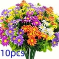thumbnail image 3 of 33cm Artificial Flowers Daisies UV Resistant Colorfast Plastic Plants Home Wedding Windows Outdoor Decor  DIY Artificial Flowers, 3 of 9